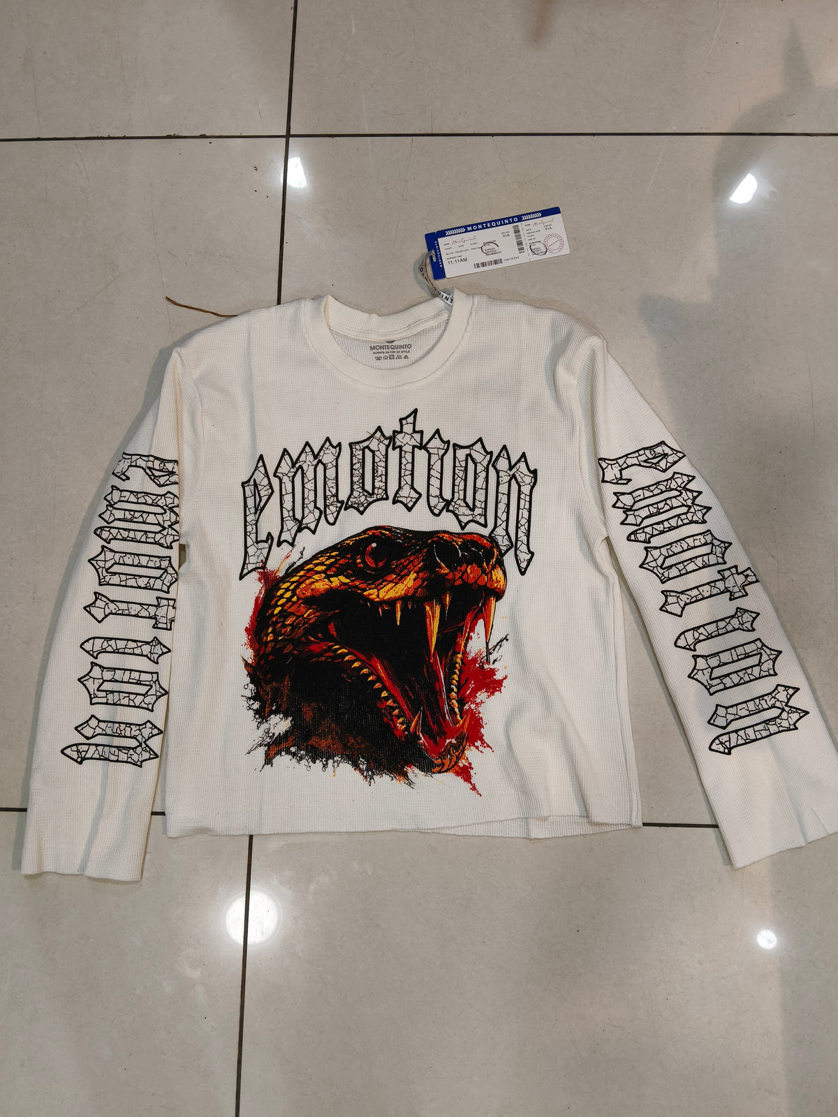 EVOLUTION SNAKE WAFFLE TEE 🐍🔥