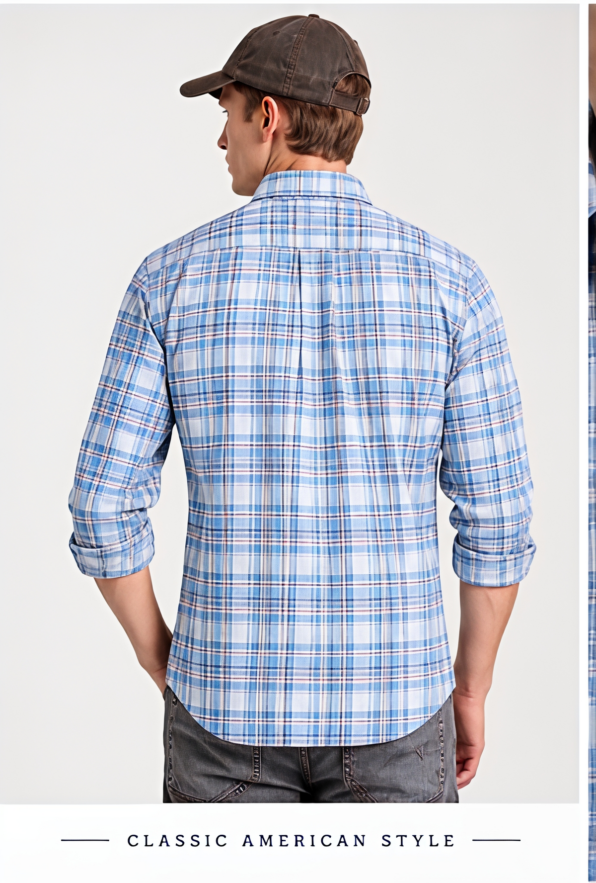 Bhavy Apparels Men Blue & White Checked Casual Shirt