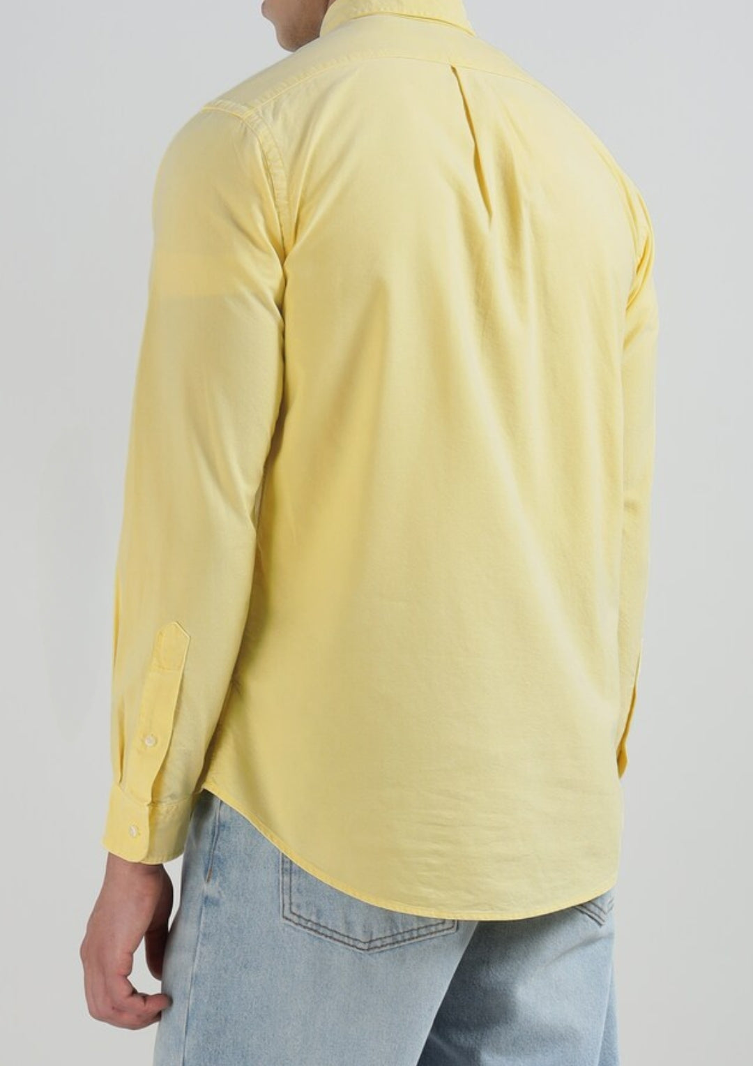 Polo  Custom Fit Oxford Shirt - Yellow