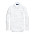 White Linen Button-Down Shirt - Classic Summer Wear